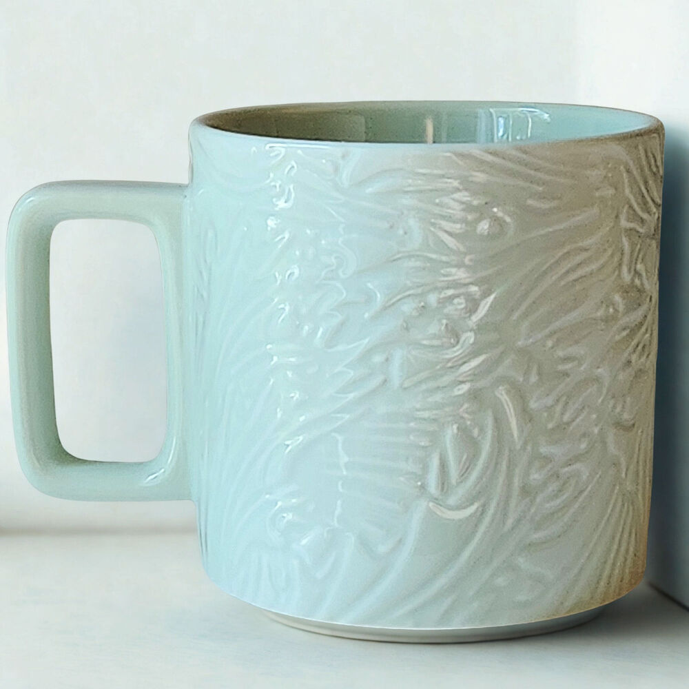 Starbucks 2022 Mint Green Anniverysary Siren Mermaid Tail 14 oz Ceramic Mug - Picture 3 of 9